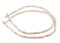 The Bead Chest Cream Tube Natural Wood Beads (7x5mm): Organic Eco-Friendly Wooden Bead Strand for DIY Jewelry, Crafts, Necklace and Bracelet Making